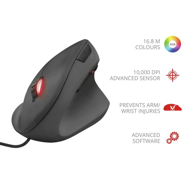 Gaming miška Trust GXT 144 REXX, ergonomska 