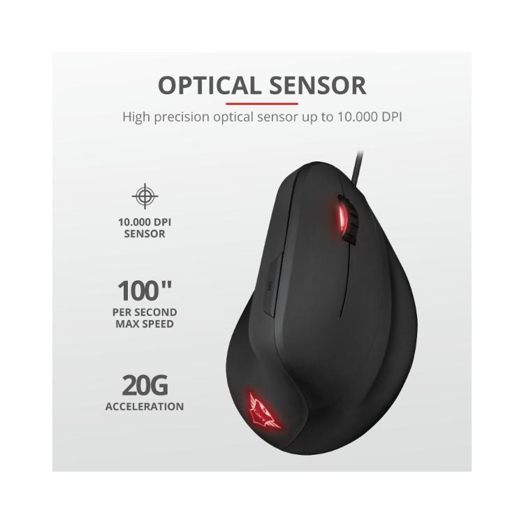 Gaming miška Trust GXT 144 REXX, ergonomska_1