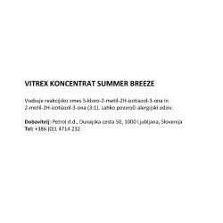 Vitrex koncentrat summer breeze, 1 l_1
