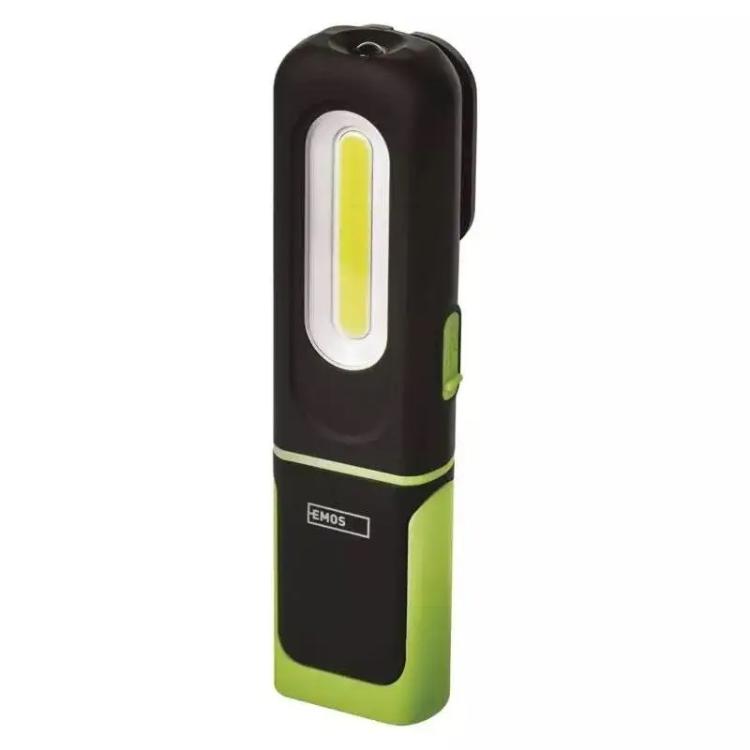 Polnilna LED delovna svetilka Emos COB LED + SMD LED, 330 lm, 1200 mAh