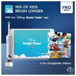 Otroška električna zobna ščetka Oral-B Vitality Disney 100