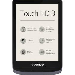 Elektronski bralnik PocketBook Touch HD 3, metalik siva