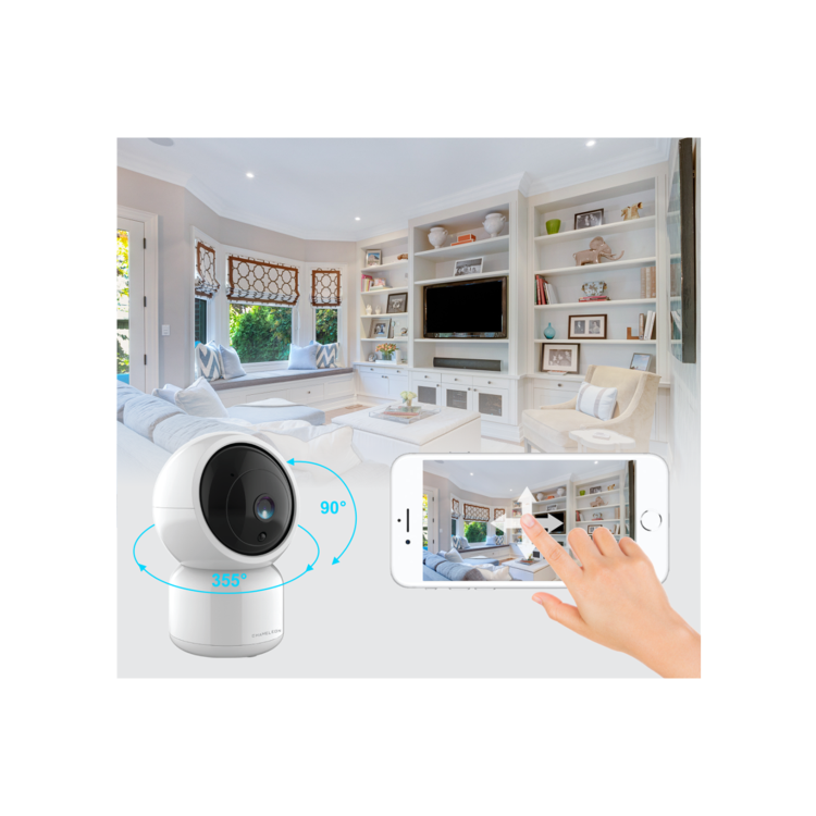 Pametna varnostna kamera, 1440p 360° V4 Chameleon Smart Home - pametni dom