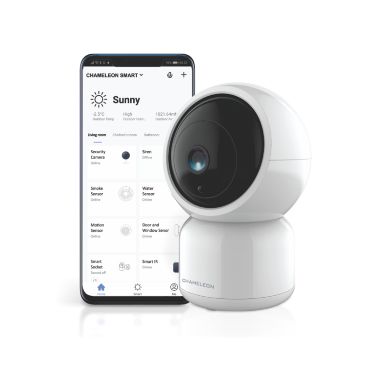 Pametna varnostna kamera, 1440p 360° V4 Chameleon Smart Home - pametni dom