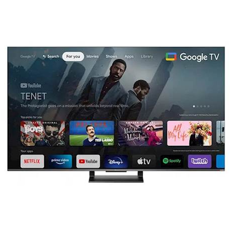 Televizija TCL 65C735 QLED, 4K Ultra HD, diagonala 165 cm