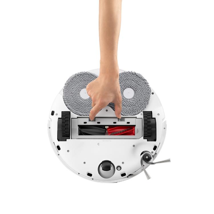 Robotski sesalnik s samopraznilno postajo Roborock Qrevo Curv,  bel