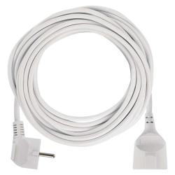 Podaljšek Emos 10 m / 1 vtičnica / beli / PVC / 1,5 mm2