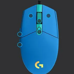Miška Logitech G102 Lightsync, gaming, modra_5