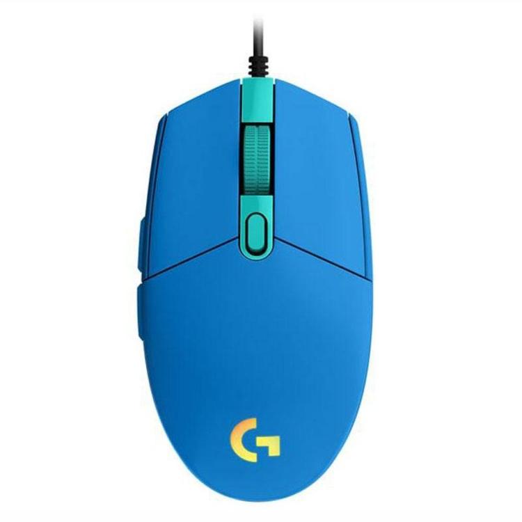 Miška Logitech G102 Lightsync, gaming, modra