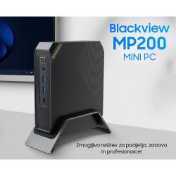 Mini namizni računalnik BlackView MP200, I5, 16GB RAM, 512 SSD, WIFI 6, Bluetooth 5.2, Ethernet, 4x USB 3.2, 1x HDMI, 1x Display Port, 1x USB Type-C, Win 11 Pro