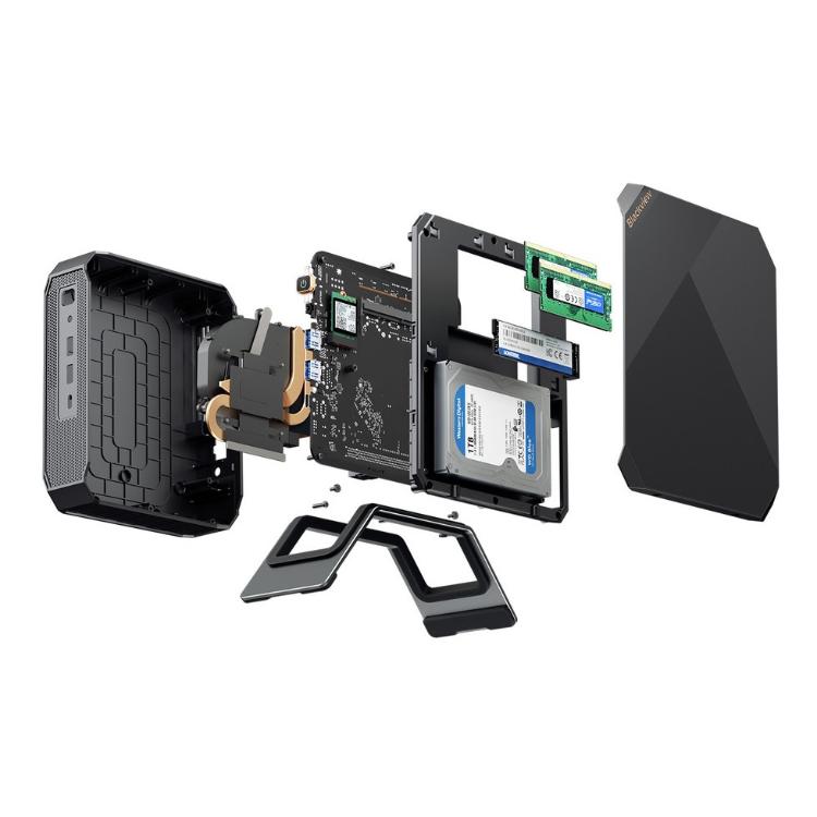 Mini namizni računalnik BlackView MP200, I5, 16GB RAM, 512 SSD, WIFI 6, Bluetooth 5.2, Ethernet, 4x USB 3.2, 1x HDMI, 1x Display Port, 1x USB Type-C, Win 11 Pro
