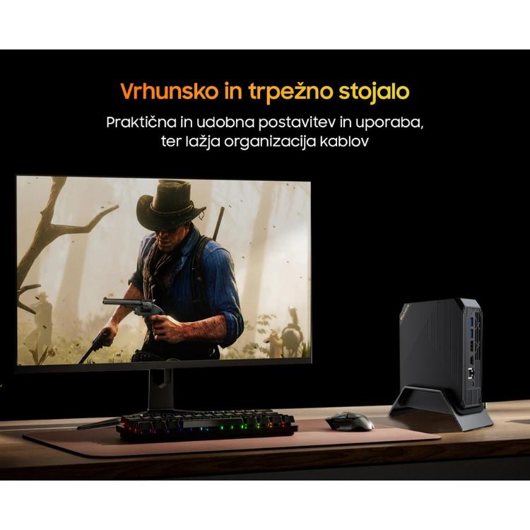 Mini namizni računalnik BlackView MP200, I5, 16GB RAM, 512 SSD, WIFI 6, Bluetooth 5.2, Ethernet, 4x USB 3.2, 1x HDMI, 1x Display Port, 1x USB Type-C, Win 11 Pro