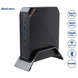 Mini namizni računalnik BlackView MP200, I5, 16GB RAM, 512 SSD, WIFI 6, Bluetooth 5.2, Ethernet, 4x USB 3.2, 1x HDMI, 1x Display Port, 1x USB Type-C, Win 11 Pro