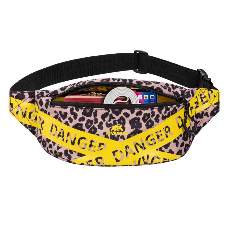 Torba za okoli pasu Rivacase Erebus 5411, leopard