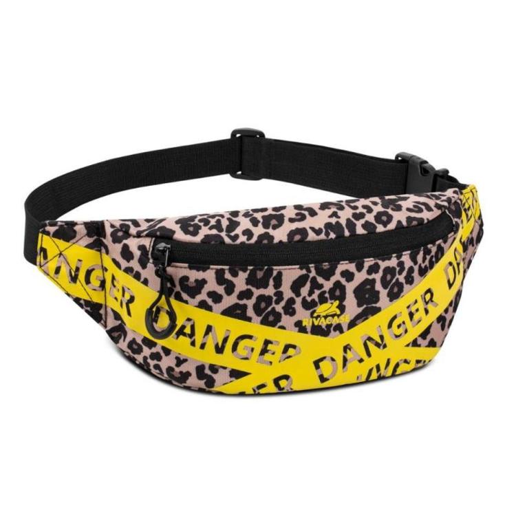 Torba za okoli pasu Rivacase Erebus 5411, leopard