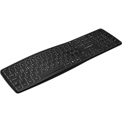 Tipkovnica ELEMENT ERGO S brezžična + Bluetooth, osvetljena, nizkoprofilna