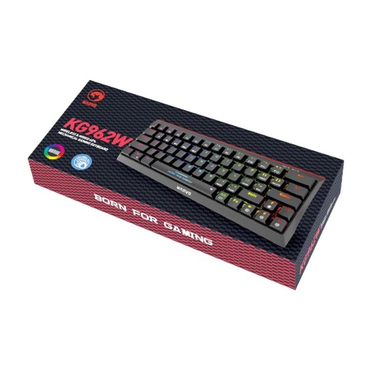 Brezžična tipkovnica Marvo KG962W, mehanska, gaming