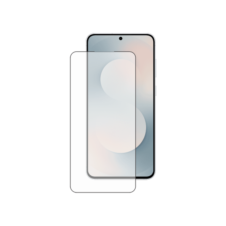 Premium zaščitno kaljeno steklo s črnim robom za Samsung Galaxy S26+, odporno na praske in udarce.