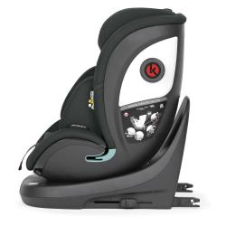 Stranski pogled otroškega avtosedeža z vidnimi ISOFIX priključki