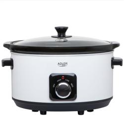 Električen lonec za počasno kuhanje Adler AD6413 5.8L, bel