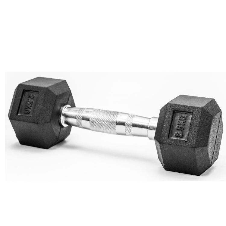 Gumirana ročka Fitmotiv Hex, 2,5 kg