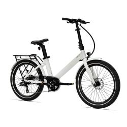 Zložljivo električno kolo Eovolt Evening Gris Lune 24" s prtljažnikom