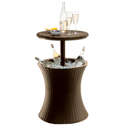 Miza ali bar Keter Cool Bar Rattan, 30 l, rjava