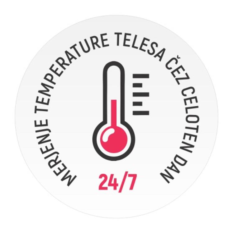 Pametna ura Chameleon V36T, z merjenjem telesne temperature, črna_5