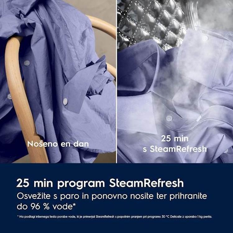Pralno-sušilni stroj Electrolux EW8W4402QE, 11+7 kg, D