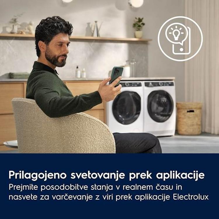 Pralno-sušilni stroj Electrolux EW8W4402QE, 11+7 kg, D