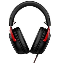HyperX Cloud Stinger 2 z vrtljivim mikrofonom za utišanje, zaprtimi ušesnimi školjkami in značilnim črno-rdečim dizajnom omogočajo jasno komunikacijo in učinkovito izolacijo zunanjega hrupa.