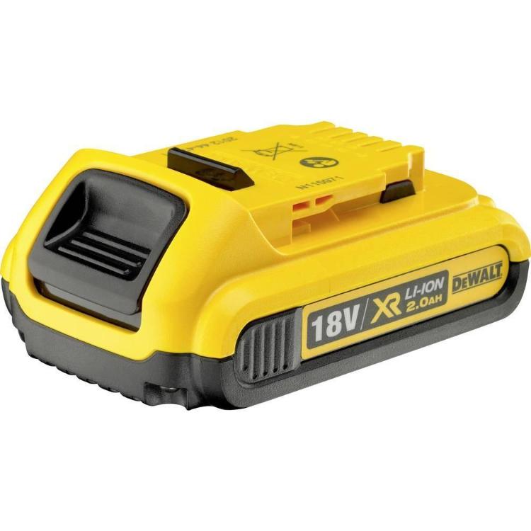 Baterija DeWalt, 18V, 2,0 Ah, Li-Ion