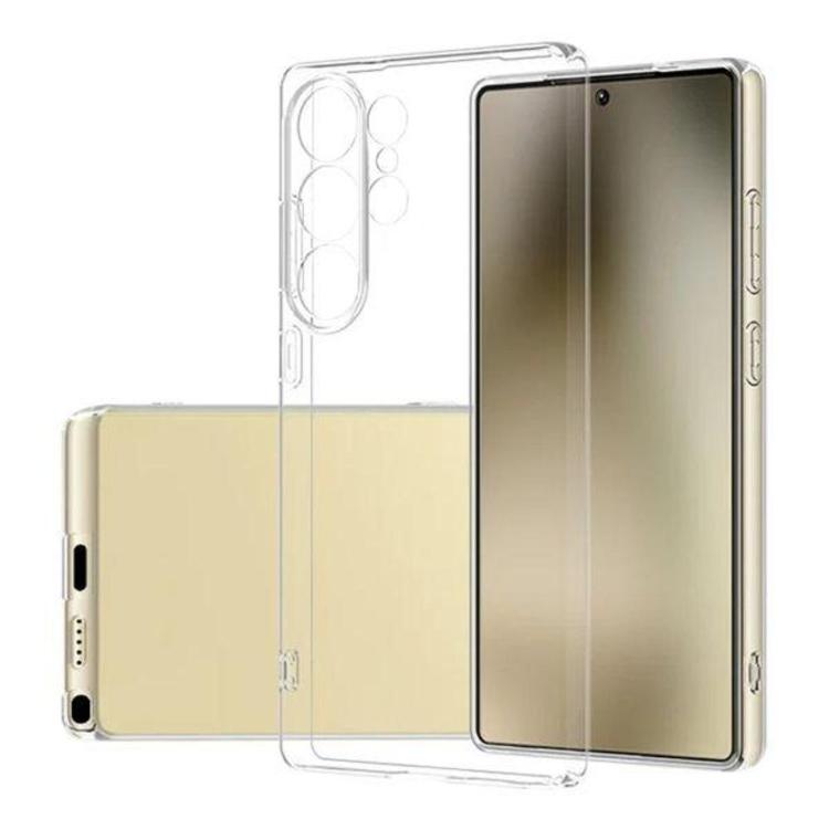 Prosojen zaščitni ovitek za Samsung Galaxy S26 Ultra v prozorni barvi brez označenega magnetnega kroga.