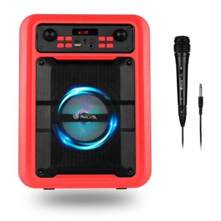 Prenosni zvočnik NGS Roller Lingo Red, 20 W