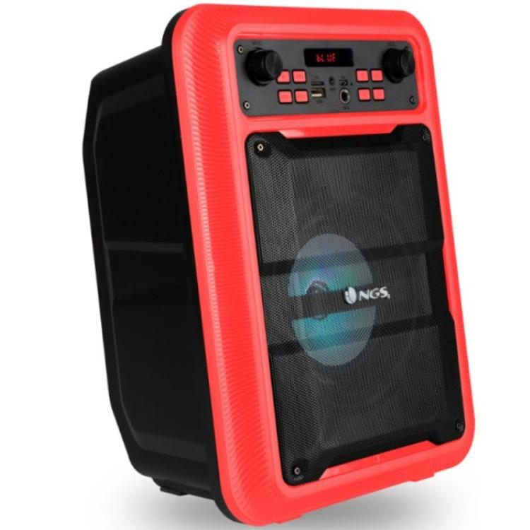 Prenosni zvočnik NGS Roller Lingo Red, 20 W