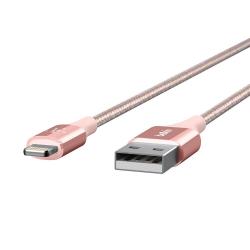 Podatkovni kabel Belkin s priključkom Lightning-USB, roza