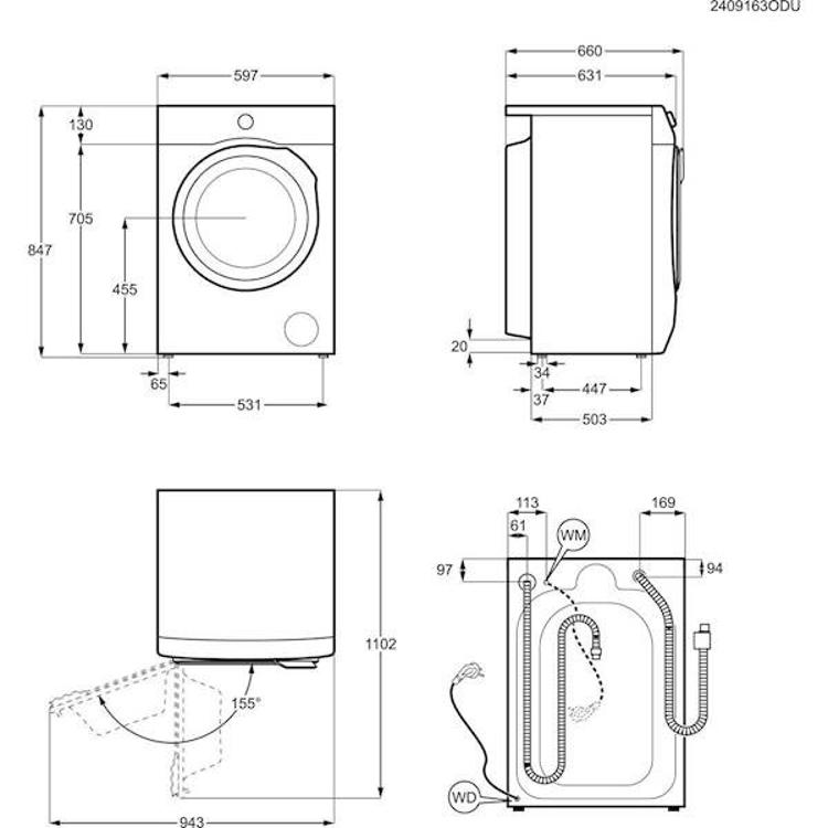 Pralni stroj Electrolux EW8F5417ACE, AutoDose, 10kg