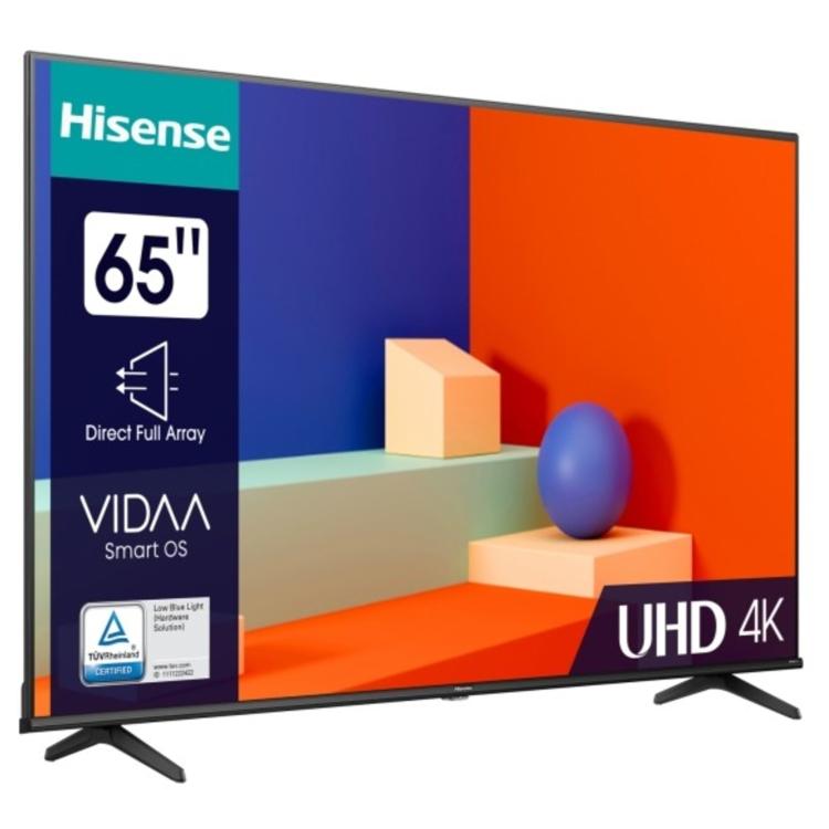 Televizor Hisense 65A69K, 4K UltraHD, DLED, Smart TV, diagonala 164 cm