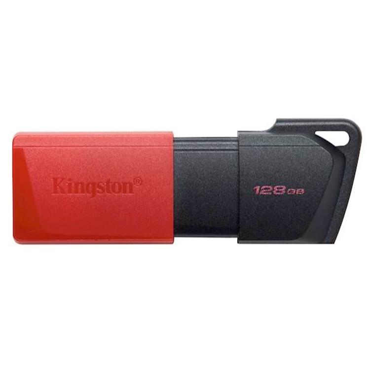 USB ključ Kingston 128GB DT, Exodia M, 3.2 Gen1, črno rdeč, drsni priključek