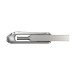 USB ključ SanDisk 512GB, USB-C, USB-A, Ultra Dual LUXE, 3.1, srebrn, kovinski