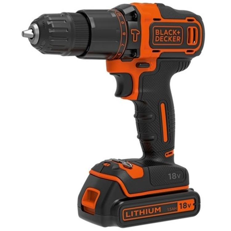 Akumulatorski udarni vrtalnik Black+Decker BDCHD18, 18 V_1
