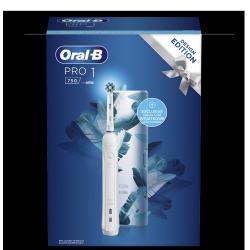 Električna zobna ščetka Oral-B Pro 1 750, Design Edition, bela + potovalni etui_3