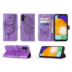 Preklopna torbica (WLGO-Butterfly), Samsung Galaxy A13 5G/A04s, vijolična