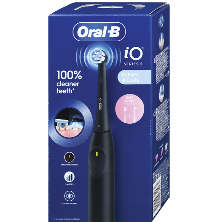 Električna zobna ščetka ORAL-B iO2, črna