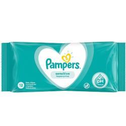 Otroški čistilni robčki Pampers Sensitive, 12 kosov