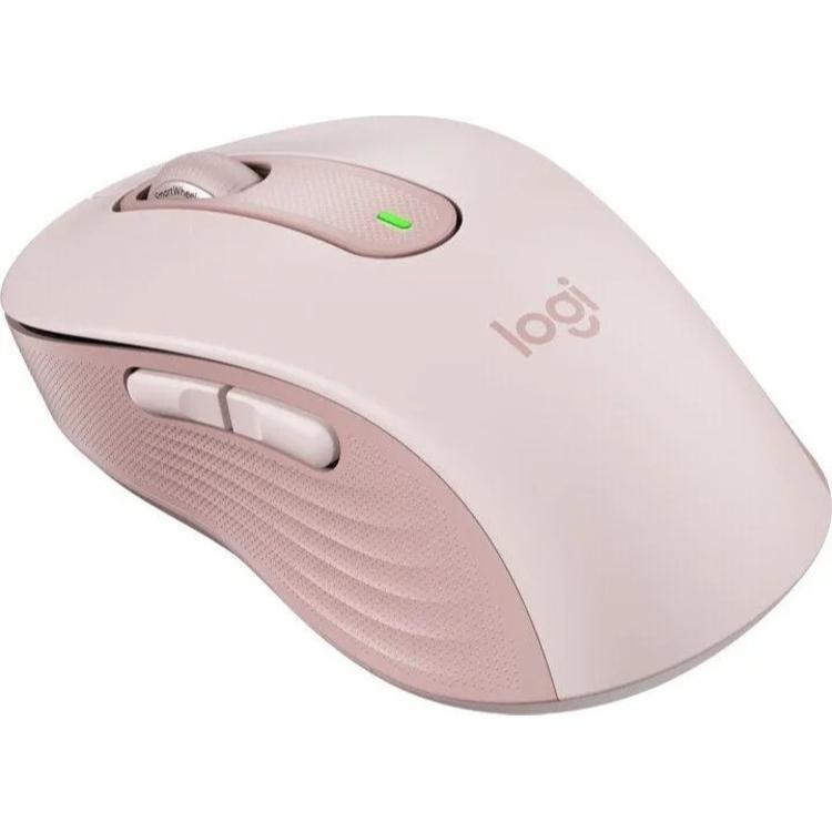 Brezžična optična miška Logitech M650, roza