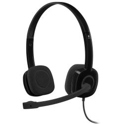 Slušalke z mikrofonom Logitech H151, črne