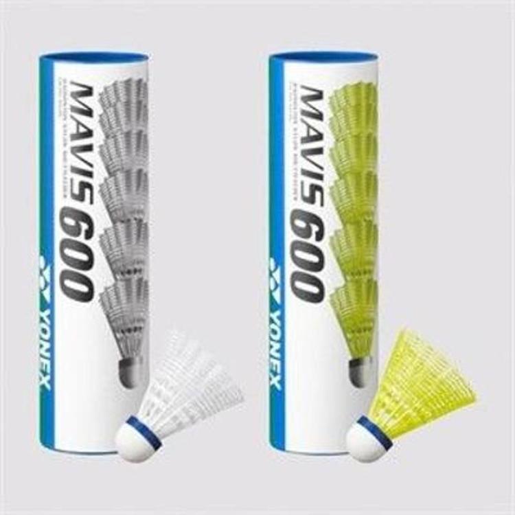 Badminton žogice YONEX MAVIS 600, fast, 6/1, yellow (rumena)_1