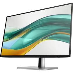 HP monitor z ozkimi robovi in prikazano abstraktno barvno grafiko na zaslonu.