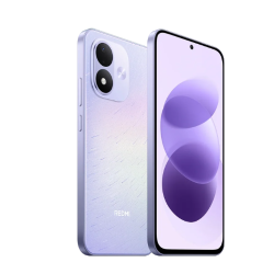 Xiaomi Redmi Note 17 5G 6/256GB, Lavender Purple – vijoličen telefon, sprednji in zadnji pogled, dvojna zadnja kamera.